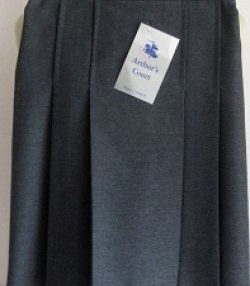 269 Skirt-Primary grey-3 Plain School Wear Skirts and Pinafores