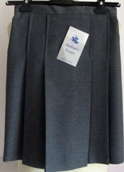 269 Skirt-Primary grey-3 Plain School Wear Skirts and Pinafores