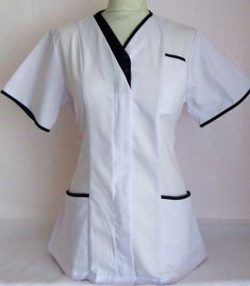 Amelia Tunic-White-3 Healthcare Tunics