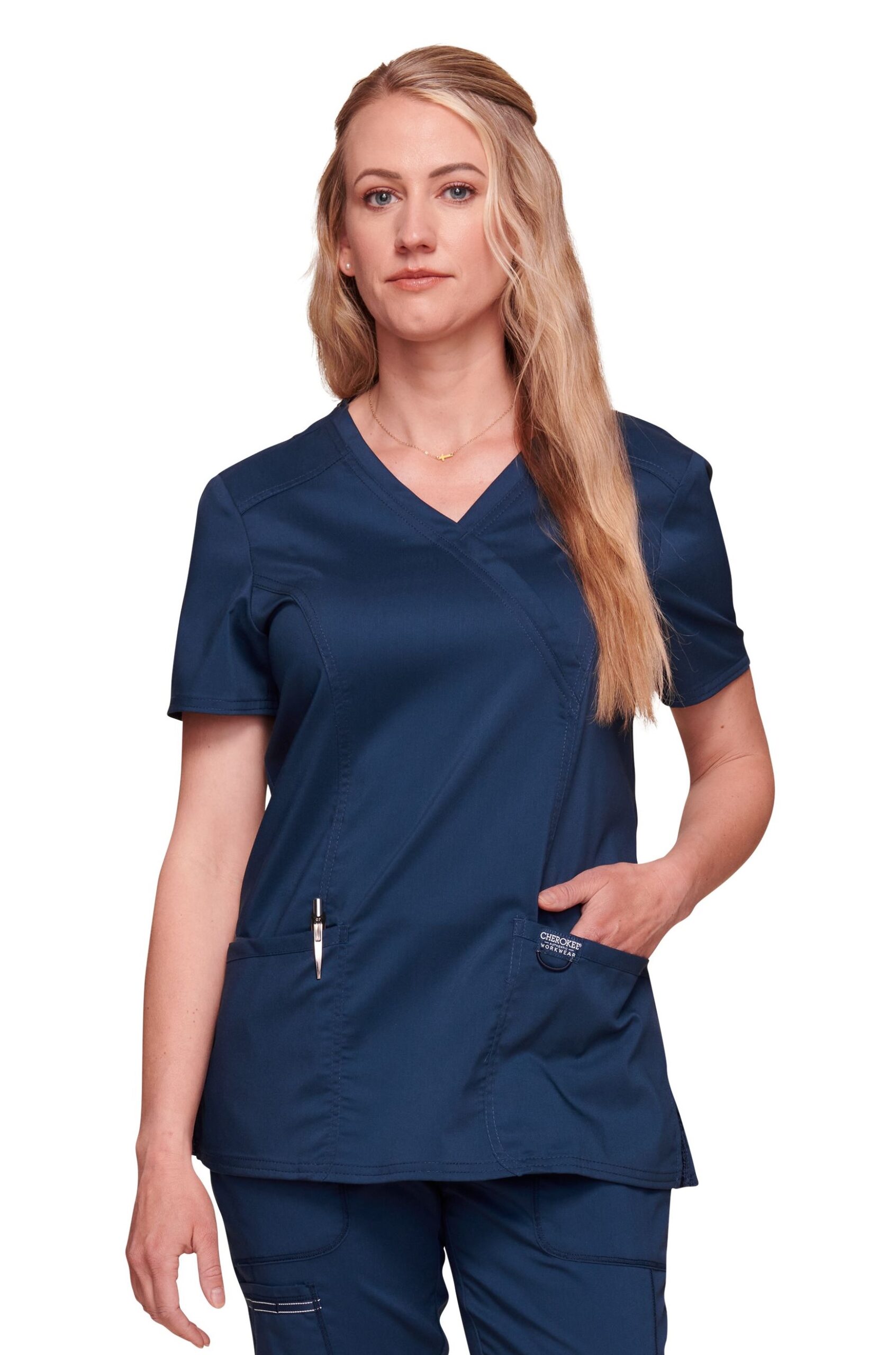 Cherokee Mock Wrap Top